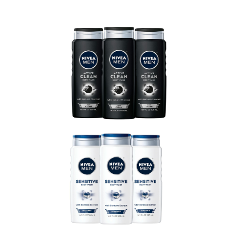 3 Bottles Of Nivea Body Wash Via Amazon