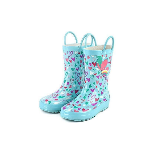 Kids Rain Boots with Easy-On Handles (Many Styles) Via Amazon