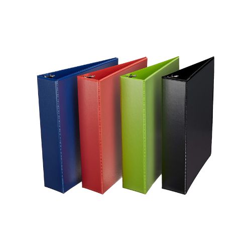 4-Pack Amazon Basics 2 Inch, 3 Ring View Binder via Amazon