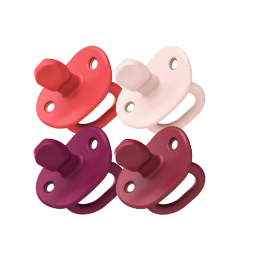 4-Pack Boon Jewl Orthodontic Silicone Pacifier Via Amazon