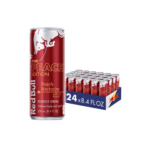 24-Pack Red Bull Energy Drink, Peach Edition via Amazon