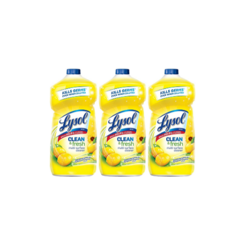 3 Pack Lysol Clean and Fresh Multi-Surface Cleaner Via Amazon
