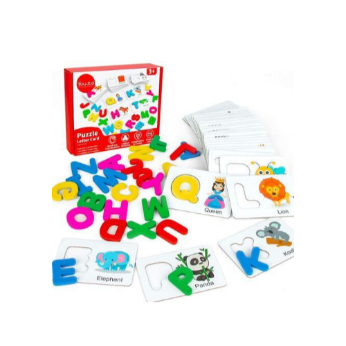 Education and Learning: Puzzle Letter Cards Via Amazon