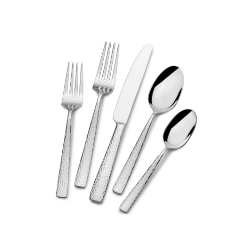 Mikasa Oliver 65-Piece 18/10 Stainless Steel Flatware Set with Serveware, Service for 12 Via Amazon