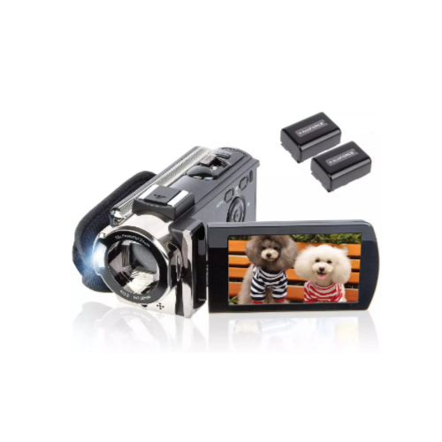 Full HD 1080P Camcorder Digital Camera with 2 Batteries Via Amazon
