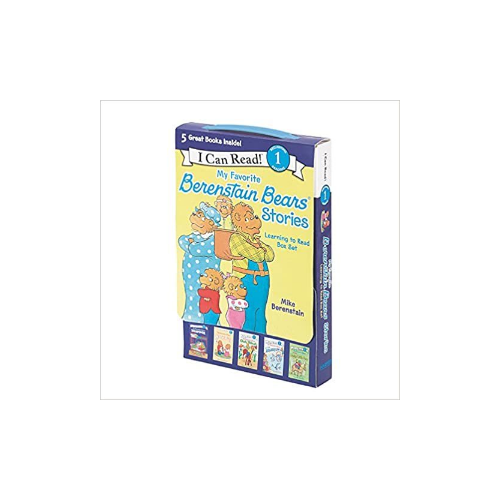 My Favorite Berenstain Bears Stories: Learning to Read Paperback Box Set (5 Books) Via Amazon