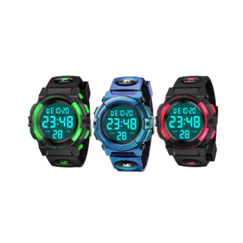 Waterproof Digital Watch With Alarm, Calendar, Date, Night Light (More Colors) Via Amazon