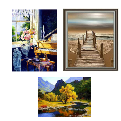 Oil Painting By Number Kits Via Amazon
