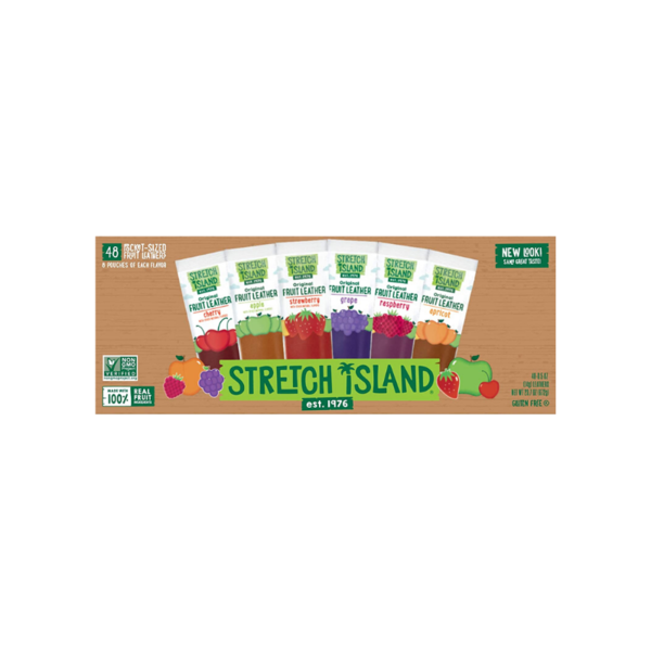 48 Stretch Island Fruit Leather Snacks Via Amazon