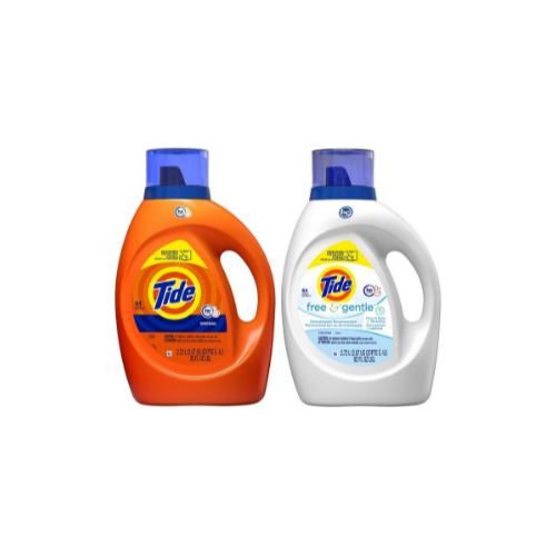 Tide Laundry Detergent Liquid, Original Scent, 64 Loads Via Amazon