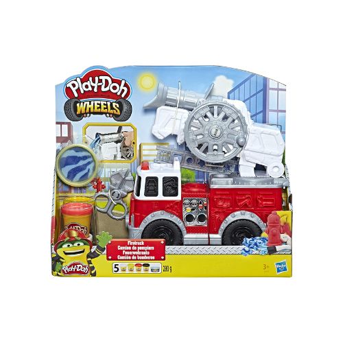 Play-Doh Wheels Firetruck Toy with 5 Non-Toxic Colors Via Amazon