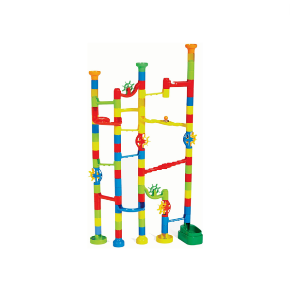 100 Piece Marble Run Toy Set via Amazon