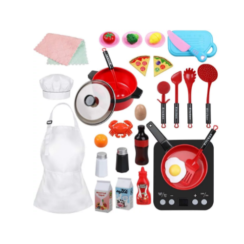 32pcs Play Kitchen Toys Set Via Amazon