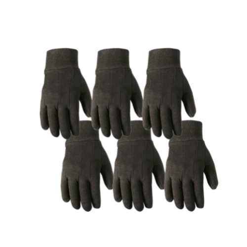 6-Pair Jersey Cotton Work & Gardening Gloves Via Amazon