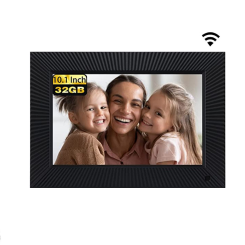 32GB Wifi Digital Photo Frame 10.1 Inch HD Display, IPS Touch Screen, Via Amazon