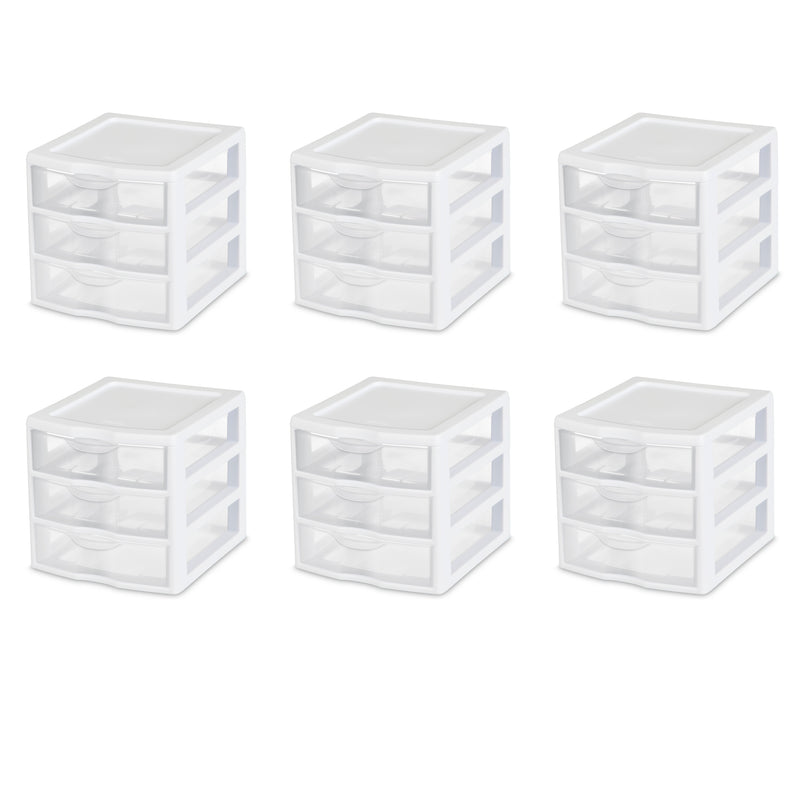 Set Of 6 Sterilite Small Drawer Units & More On Sale Via Walmart