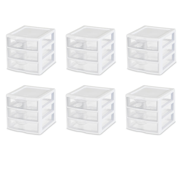 Set Of 6 Sterilite Small Drawer Units & More On Sale Via Walmart