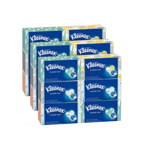18 Boxes Of Kleenex Ultra Soft Facial Tissue via Amazon