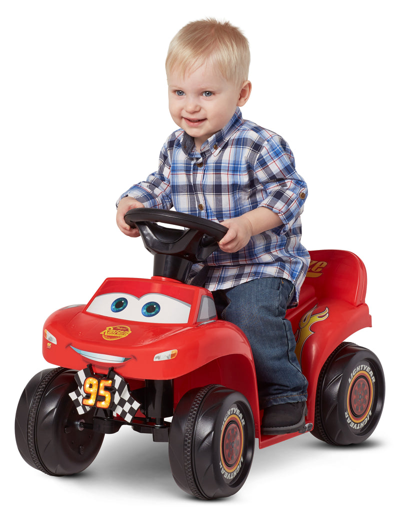 Battery-powered ride-on 6V Cars 3 Lightning McQueen Quad Via Walmart