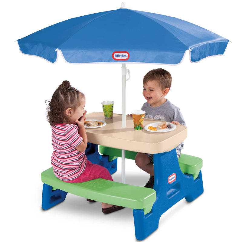 Little Tikes Easy Store Jr. Play Table with Umbrella Via Walmart