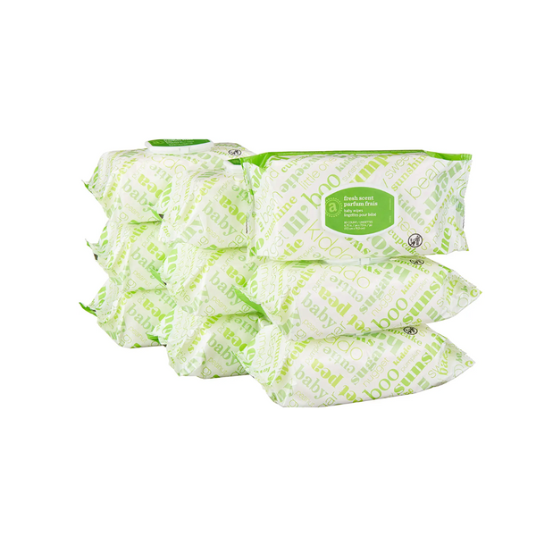 36 Amazon Elements Baby Wipes Packs, 2,880 Total Wipes Via Amazon