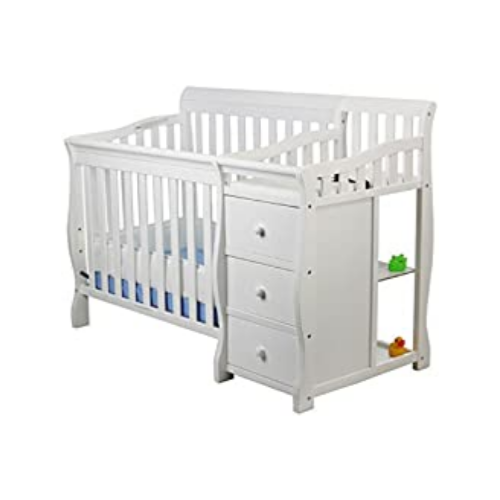 Dream On Me Jayden 4-in-1 Mini Convertible Crib And Changer Via Amazon