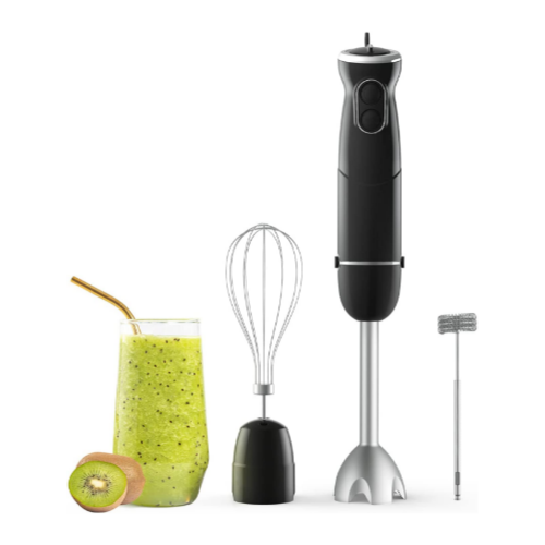 Hand Blender 3 in 1, 6-Speed Electric Stick Blender Via Amazon