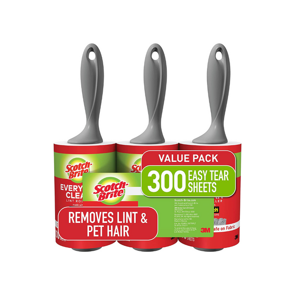 3 Scotch-Brite Lint Rollers Via Amazon