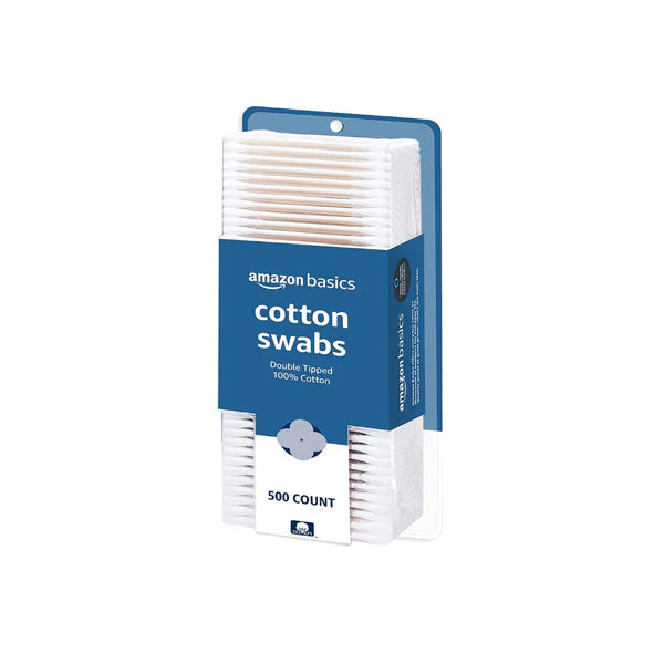 500 Amazon Basics Cotton Swabs Via Amazon