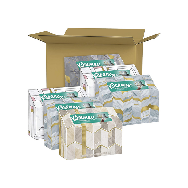 6 Boxes of Kleenex Expressions Disposable Paper Hand Towels Via Amazon