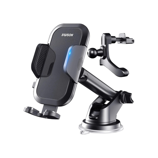 3-in-1 Long arm Car Phone Holder Mount
Via Amazon