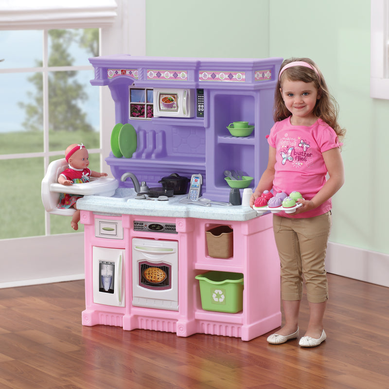 Step2 Little Bakers Kids Play Kitchen with 30 Piece Accessory Set Via Walmart