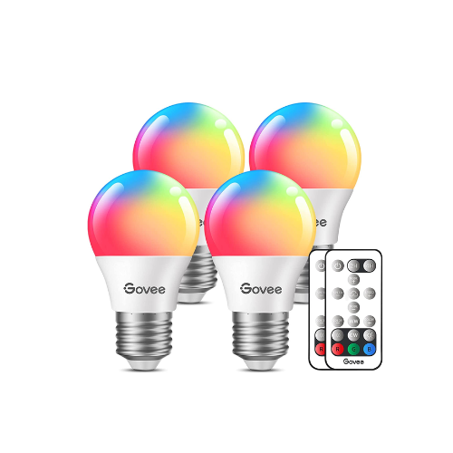 4-Pack RGB Color Changing Light Bulbs via Amazon