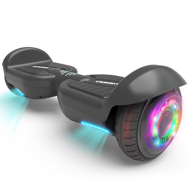 Hoverboard Two-Wheel Self Balancing Electric Scooter with LED Light Black Via Walmart