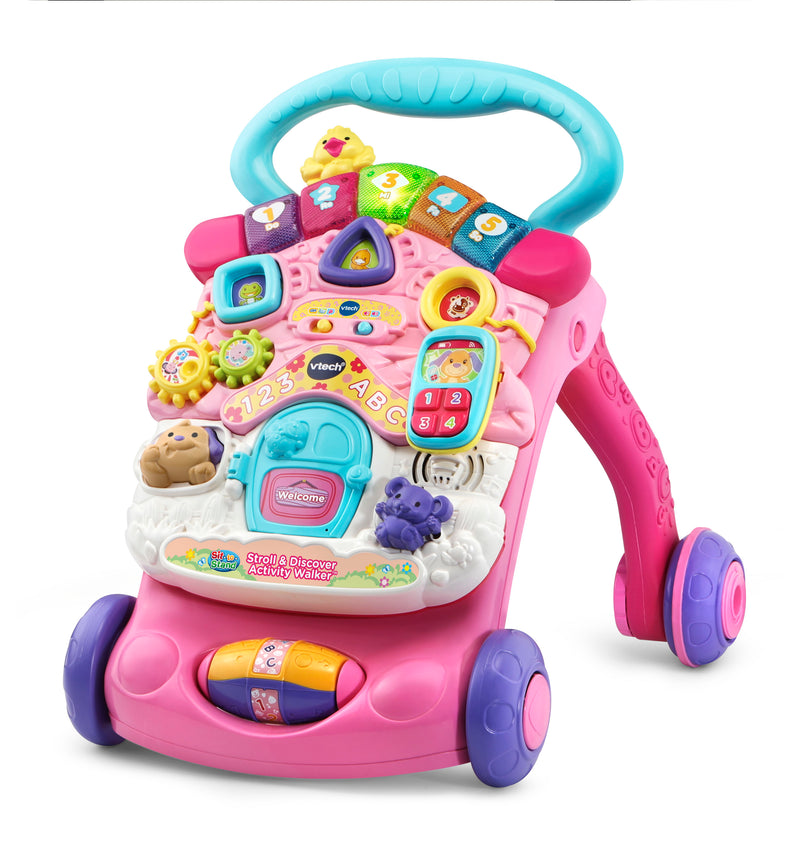 VTech Stroll and Discover Activity Walker - Pink Via Walmart