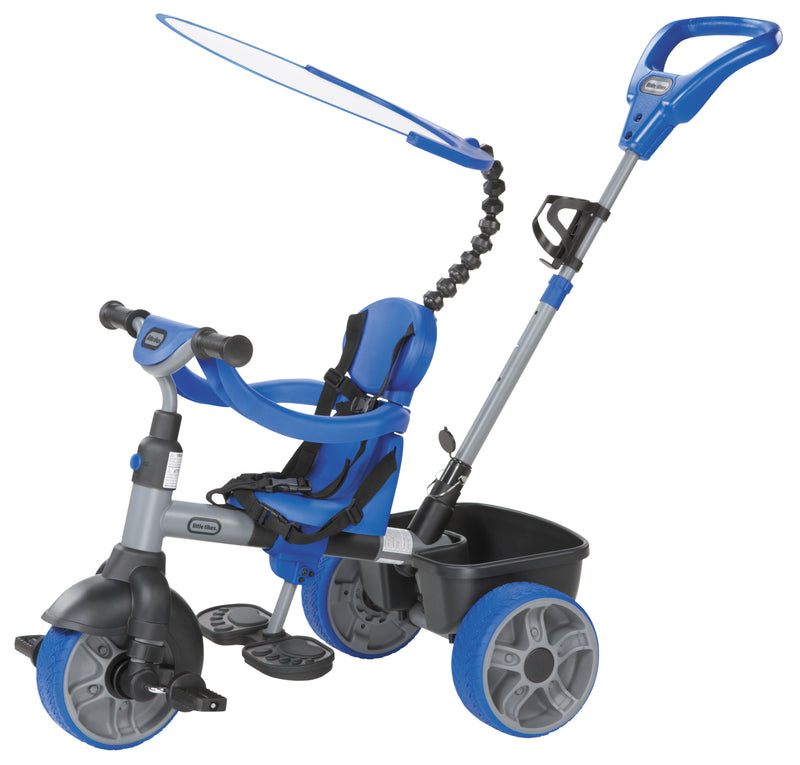 Little Tikes 4-in-1 Basic Edition Trike, Blue Via Walmart