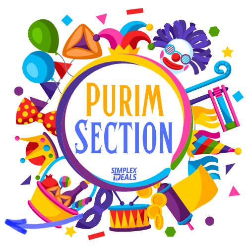 Check Out Our Purim Section, New Deals Daily!