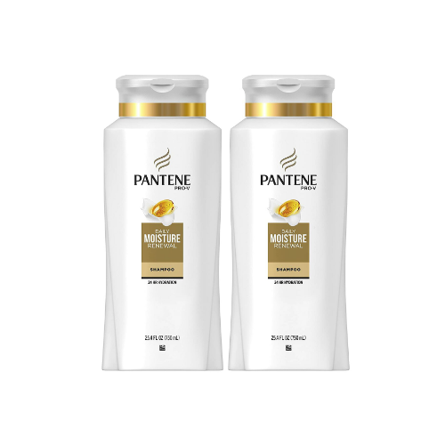 2 Pack Pantene, Shampoo, Pro-V Daily Moisture Renewal for Dry Hair Via Amazon