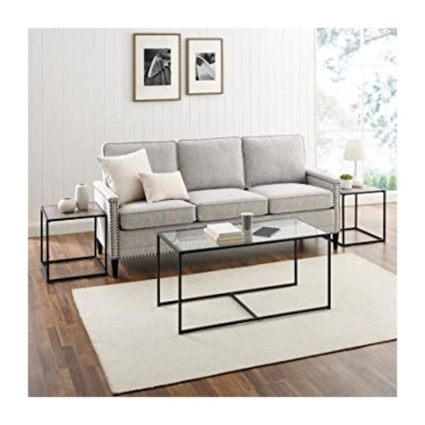 3 Piece Nesting Side Top Coffee Table Set
Via Amazon