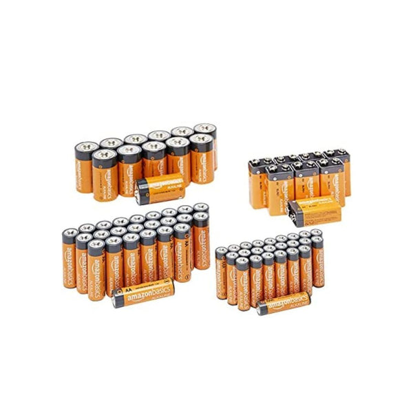 68 Count Alkaline Battery Value Pack - 24 AA + 24 AAA + 12 C + 8 9Volt
Via Amazon
