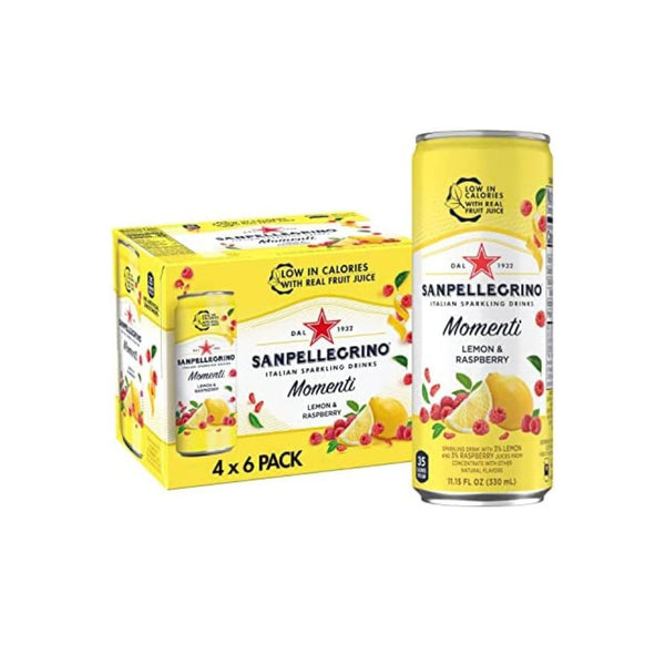 24-Pack Sanpellegrino Momenti Lemon and Raspberry Flavored Italian Sparkling Drink
Via Amazon