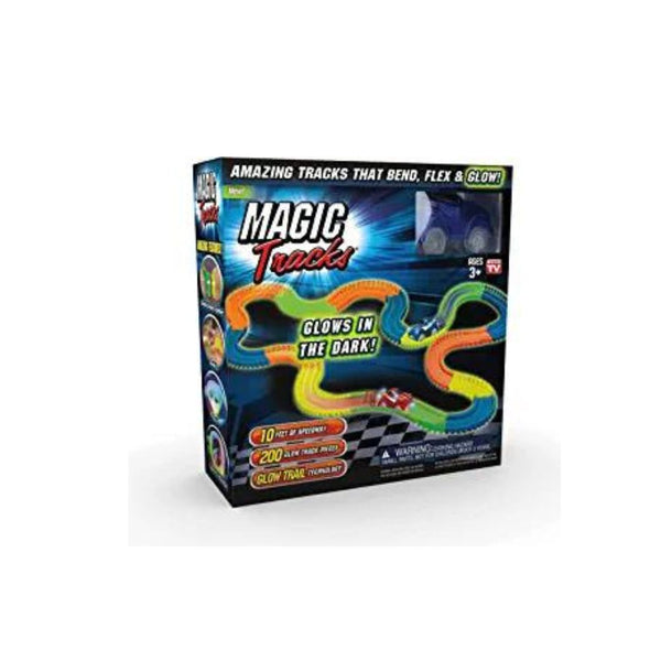 10 Foot Glow In The Dark Bendable Flexible Racetrack with LED Light-Up Race Car
Via Amazon