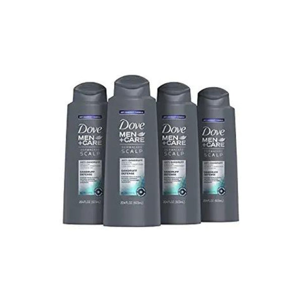 4 Bottles of DOVE MEN + CARE 2 in 1 Shampoo and Conditioner Dandruff Defense Via Amazon