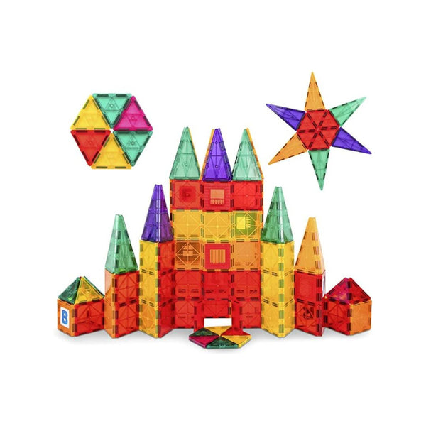 100 Pcs Playkidiz Magnetic Tiles