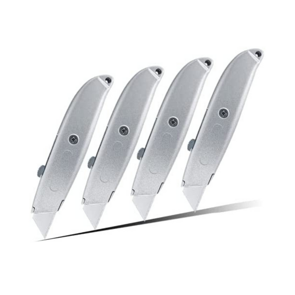 4-Pack Retractable Utility Knife Via Amazon