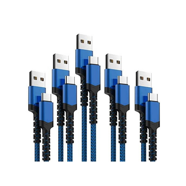 5-Pack USB C Cables Via Amazon