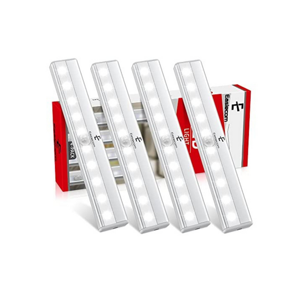 4-Pack Under Cabinet Motion Sensor Lights Via Amazon