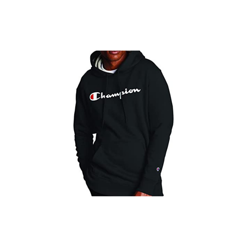Champion Men's Powerblend Fleece Pullover Hoodie via Amazon