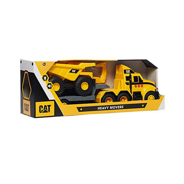 Funrise - Cat Heavy Movers Flatbed Truck with Dump Truck Via Walmart