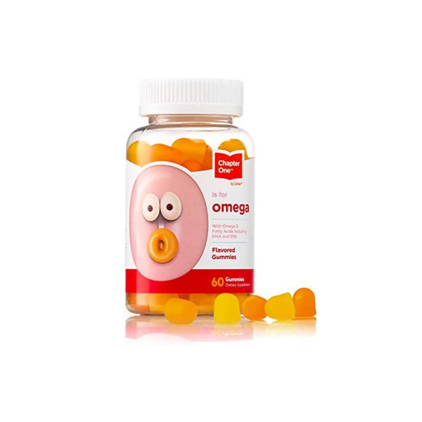 60 Chapter One Omega Gummies for Kids, Kosher Via Amazon